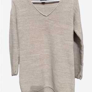 Eddie Bauer Beige V-Neck Sweater
